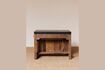 Miniature Dark wood kitchen island Black 6