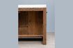 Miniature Dark wood kitchen island White 6