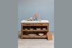 Miniature Dark wood kitchen island White 2