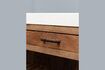 Miniature Dark wood kitchen island White 6