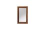 Miniature Dark wood mirror Asturias Clipped