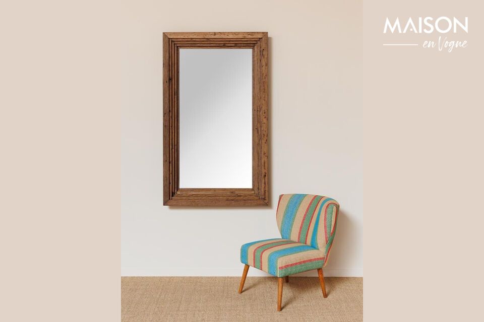 Embrace style and eco-consciousness with our sturdy mirror.