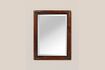 Miniature Dark wood mirror Brass 1