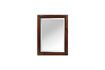 Miniature Dark wood mirror Brass 4