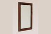 Miniature Dark wood mirror Brass 2