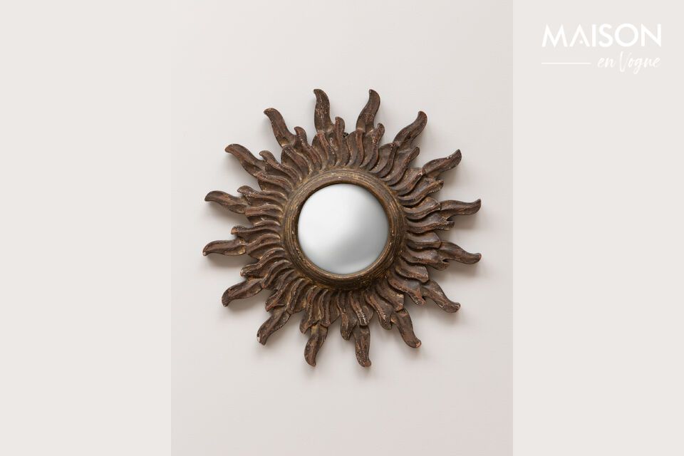 Dark wood mirror Brune Chehoma