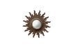 Miniature Dark wood mirror Brune 3