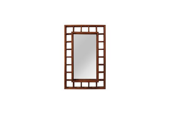 Dark wood mirror Jakarta Clipped