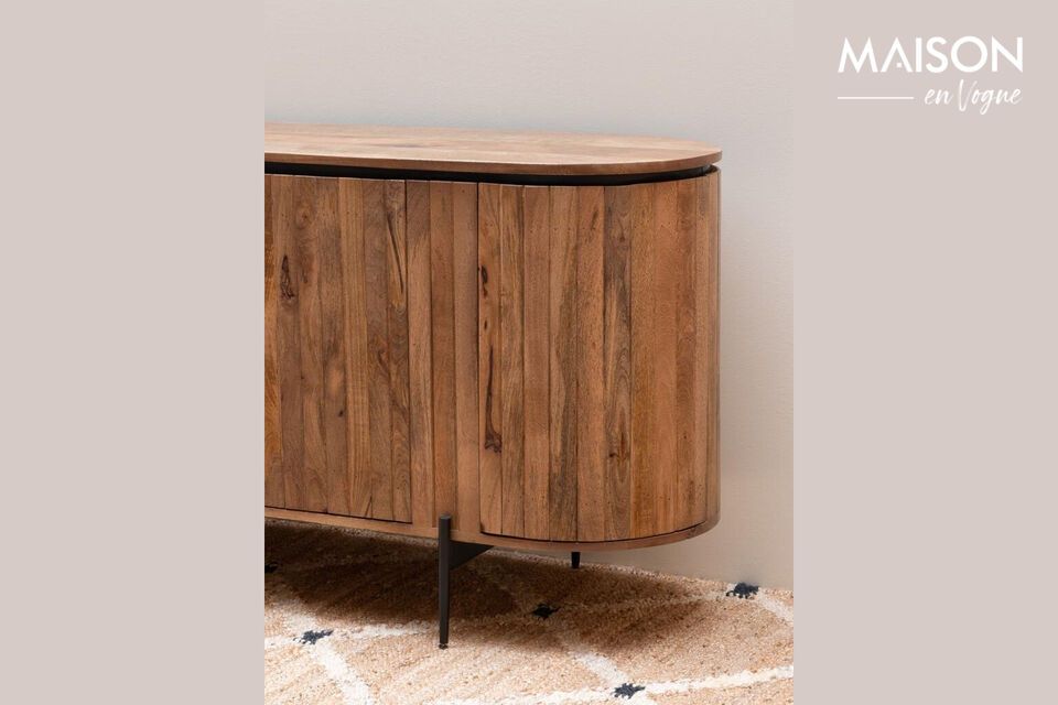 Discover natural elegance and sturdiness with our mango wood sideboard