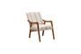 Miniature Darline light wood armchair Clipped