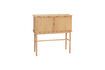 Miniature Dash light oak veneer console 1