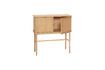 Miniature Dash light oak veneer console 2