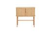 Miniature Dash light oak veneer console 3