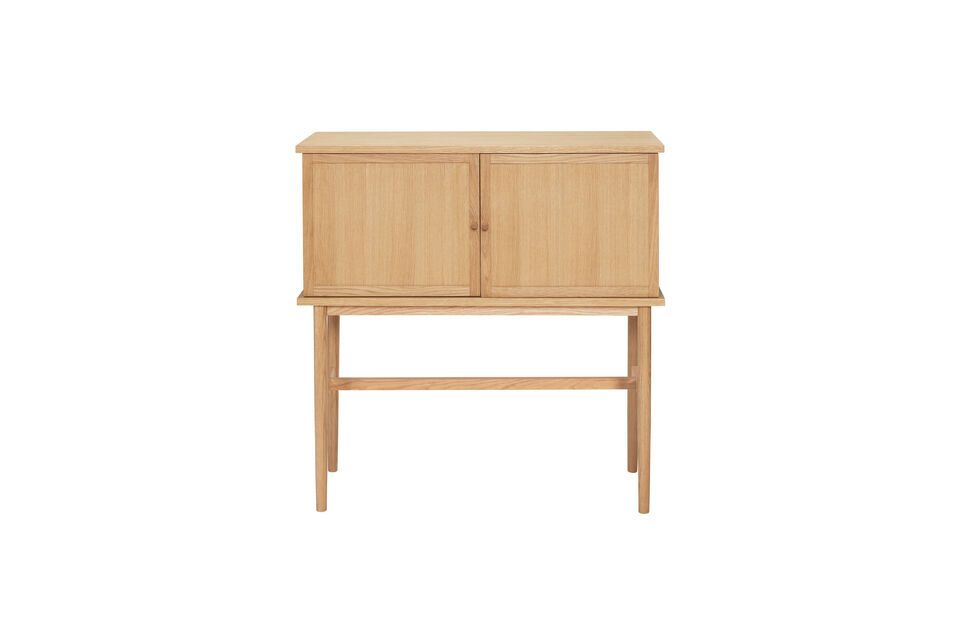 The Dash light oak veneer console offers an elegant solution to complete your living space