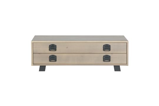 Derby beige solid oak coffee table