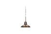 Miniature Desk brown metal suspension lamp 1