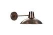 Miniature Desk brown metal wall light 1