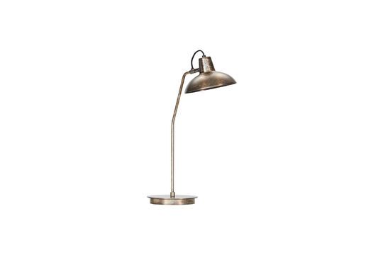 Desk table lamp in brown brass Clipped