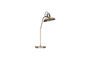 Miniature Desk table lamp in brown brass Clipped