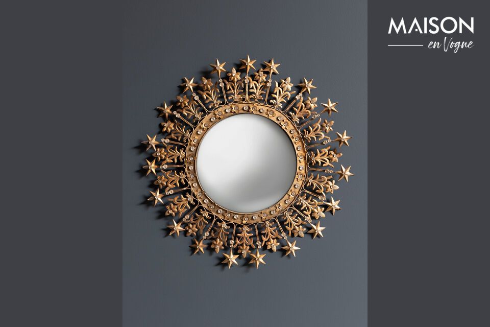 D'Étoiles gold metal mirror Chehoma