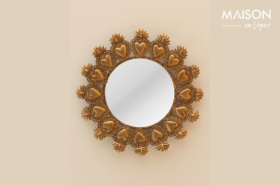 D'Ex-Voto gold metal mirror Chehoma