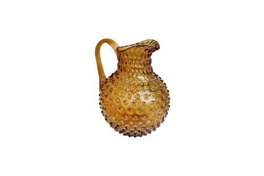 Diamant amber glass decanter Clipped