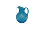 Miniature Diamant turquoise glass decanter Clipped