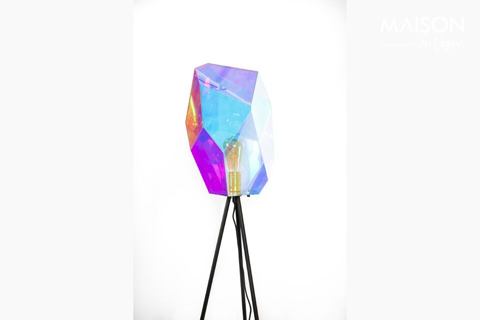 Diamond multicolored iron floor lamp - 8