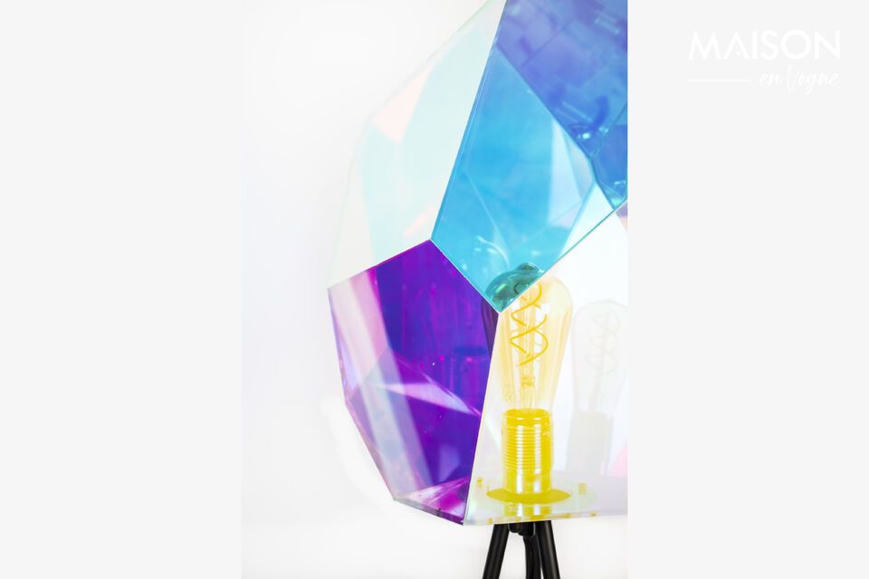 Diamond multicolored iron floor lamp - 9