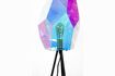 Miniature Diamond multicolored iron floor lamp 12