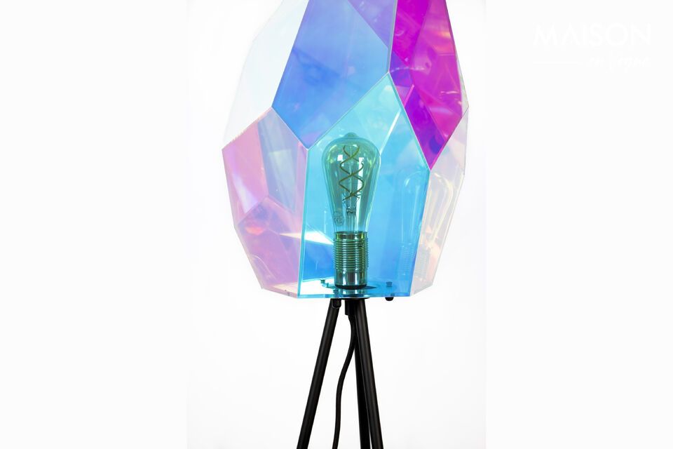 Diamond multicolored iron floor lamp - 10