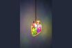 Miniature Diamond multicolored iron suspension lamp 5