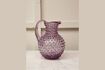 Miniature Diamond violet glass decanter 1