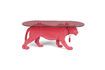 Miniature Dope pink aluminum coffee table 6