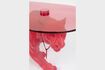 Miniature Dope pink aluminum coffee table 7