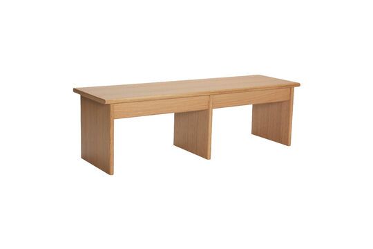 Doppio light wood console Clipped