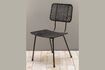 Miniature Doto black rattan chair 1