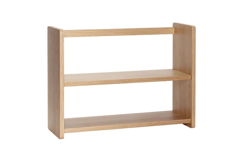 Double shelf in light oak veneer Nomad Hübsch