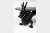 Miniature Dragonized black resin coffee table 9