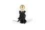 Miniature Dragonized black resin table lamp Clipped