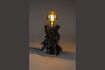 Miniature Dragonized black resin table lamp 3