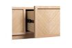 Miniature Drawer console in Herringbone light oak veneer 4