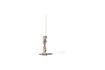 Miniature Drip silver aluminum candle holder 2