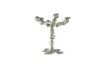 Miniature Drip silver-plated recycled aluminum candleholder 4