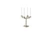 Miniature Drip silver-plated recycled aluminum candleholder 6