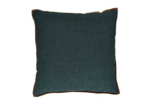 Duck blue cotton cushion Opposites Clipped