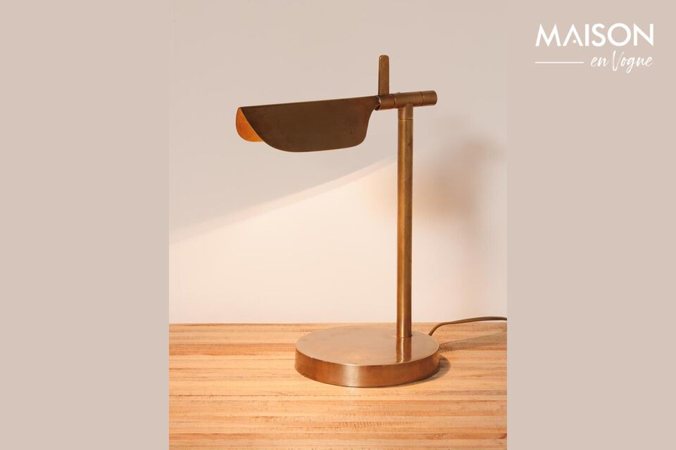 Precision-crafted, this lamp combines classic design with high-quality materials