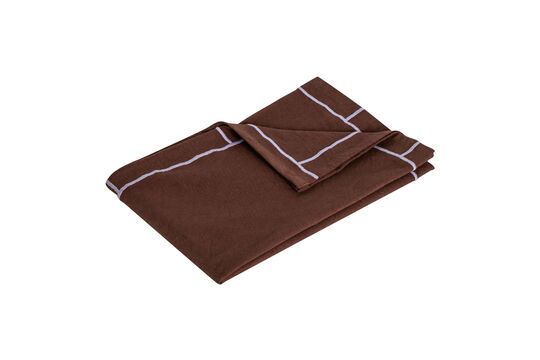 Easypeasy brown cotton tea towel Clipped