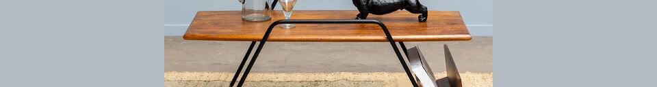 Material Details Easypeasy dark wood coffee table