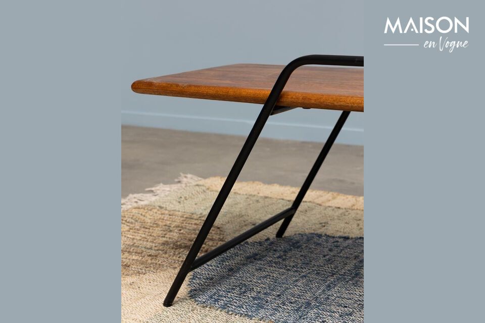 Discover timeless elegance and robust functionality with our mango coffee table